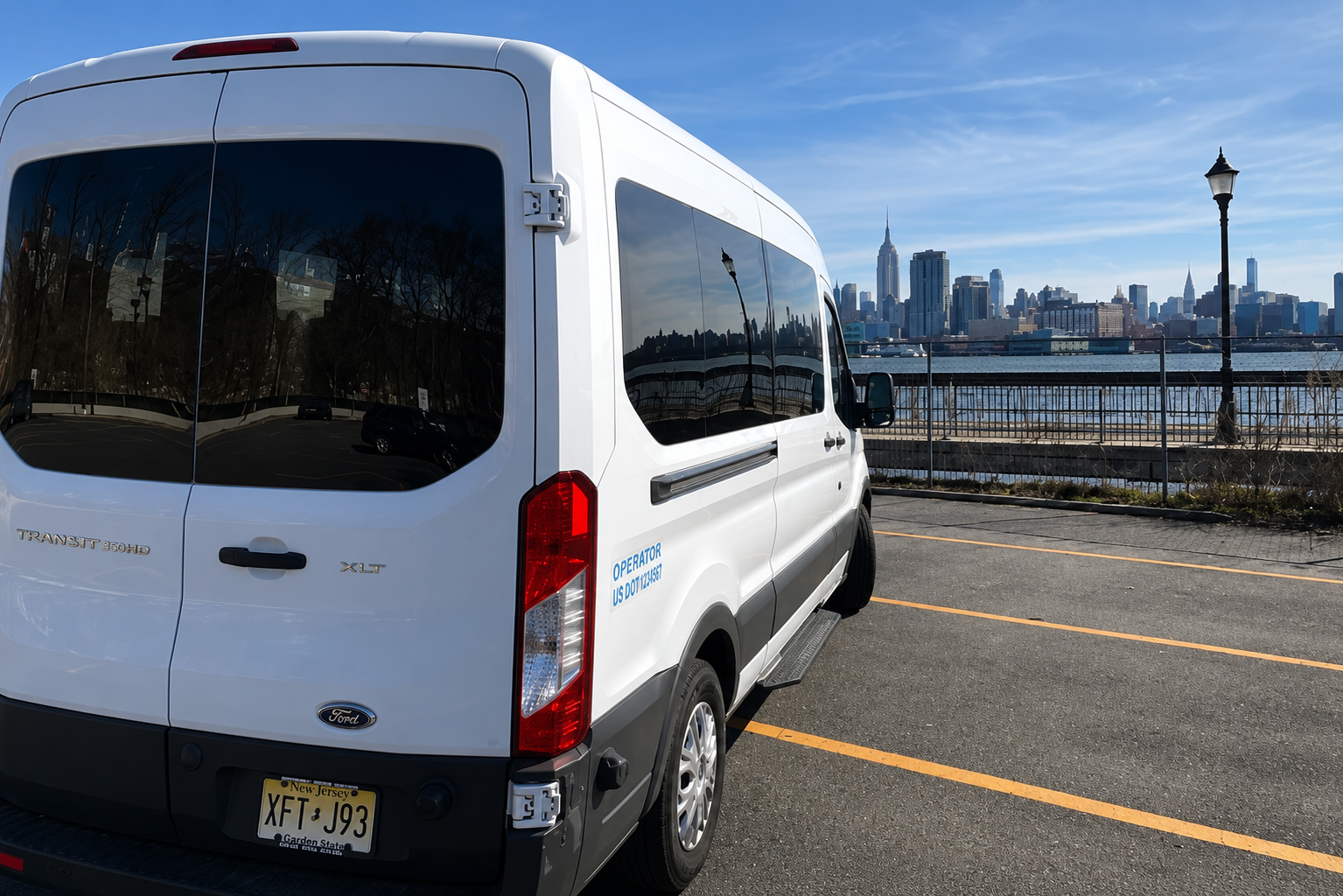White Van parked