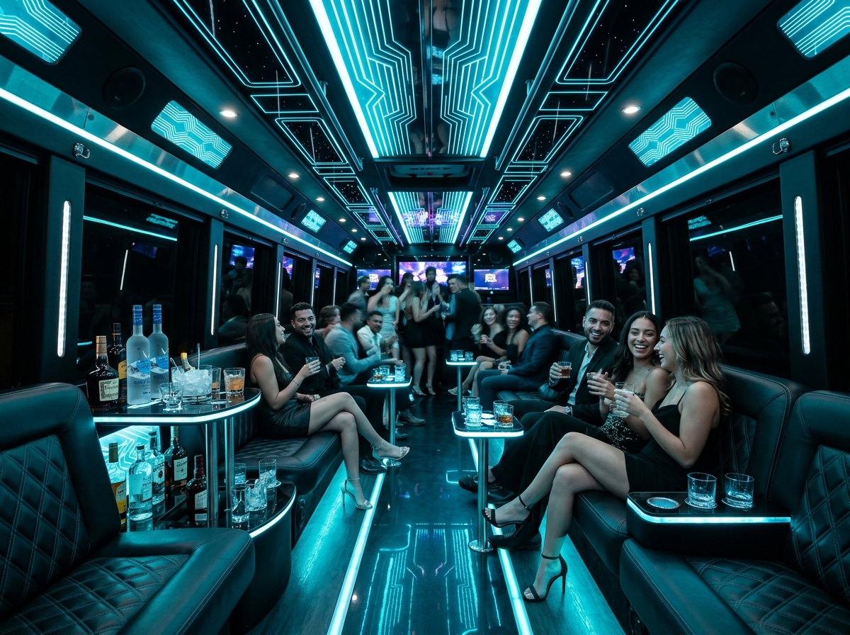Party Bus Luxury Club Interior