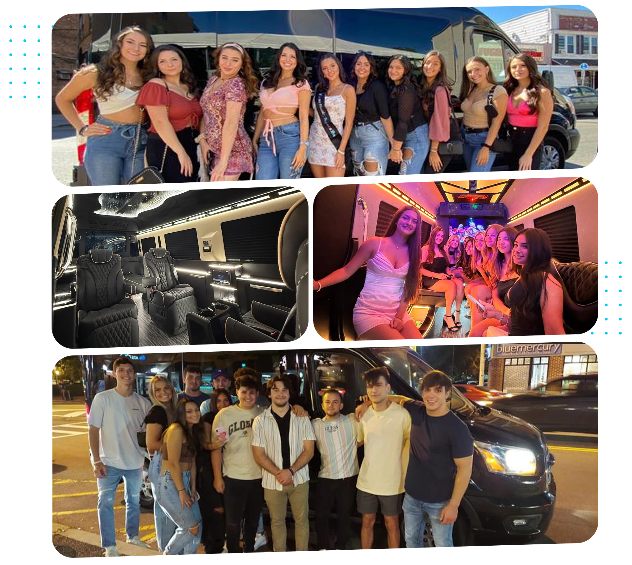 Perfect for Safe Group Celebrations Collage